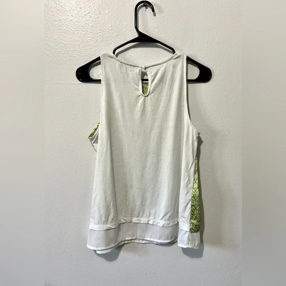 The Limited Green & White Printed Tank Top - Medium - Picture 3 of 5